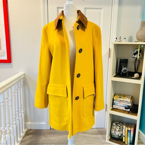 NEW Fleurette Italian Wool Barn Jacket Coat (size M) - Picture 2 of 13